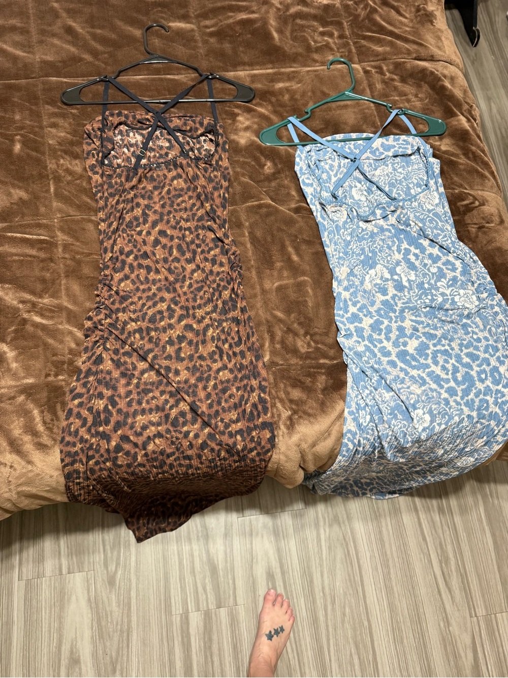 2 woman’s size small Intimately Free people maxi slip dresses - Picture 15 of 15